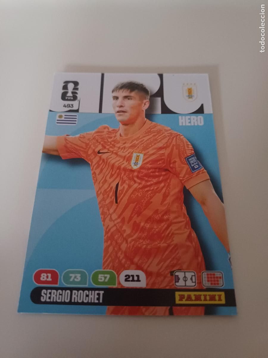 Cromos de f&uacute;tbol: 493 - URU04 - Sergio Rochet / Uruguay
