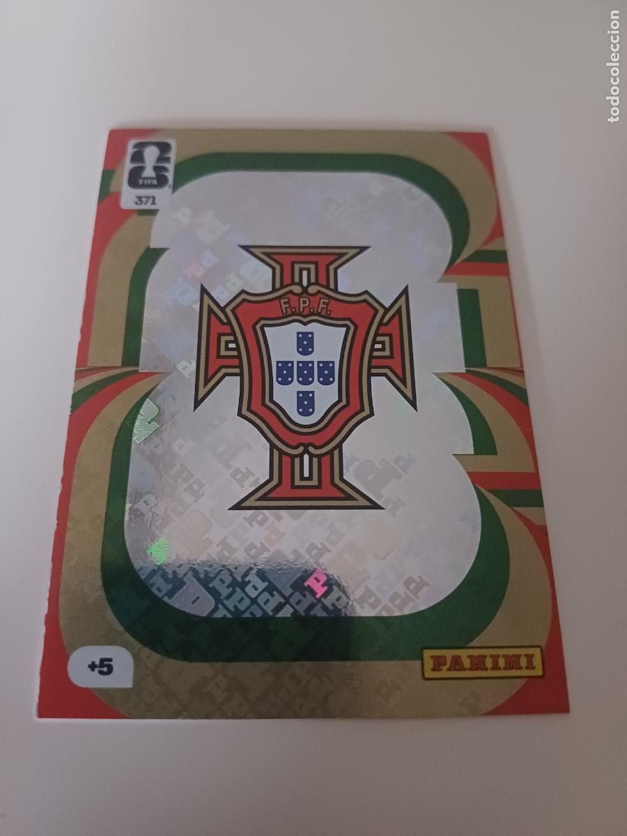 Cromos de f&uacute;tbol: 371 - POR02 - Portugal Logo / Portugal
