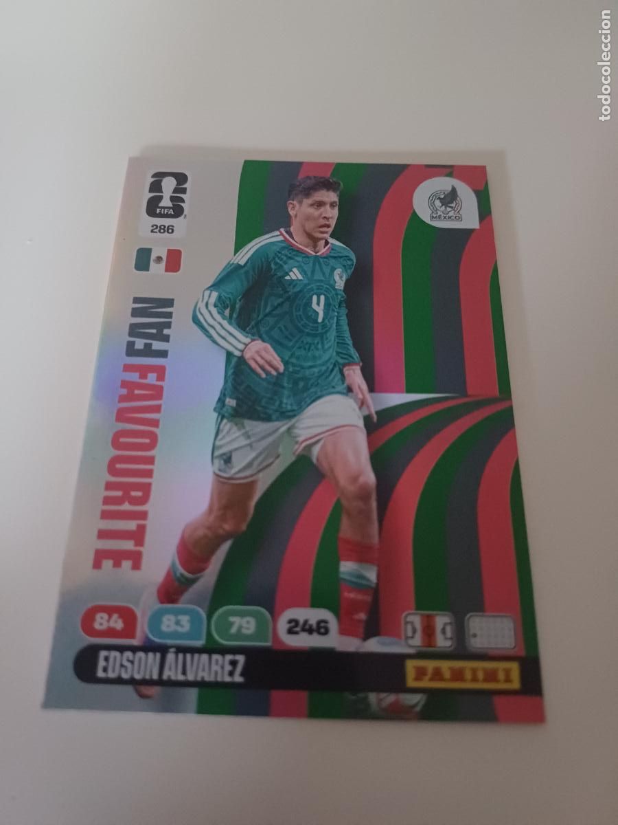Cromos de f&uacute;tbol: 286 - MEX01 - Edson &Aacute;lvarez / Mexico