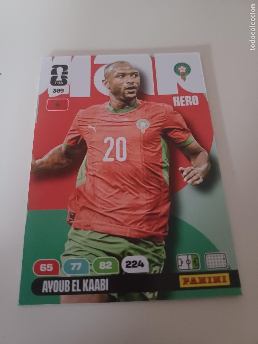 Cromos de f&uacute;tbol: 309 - MAR12 - Ayoub El Kaabi / Morocco