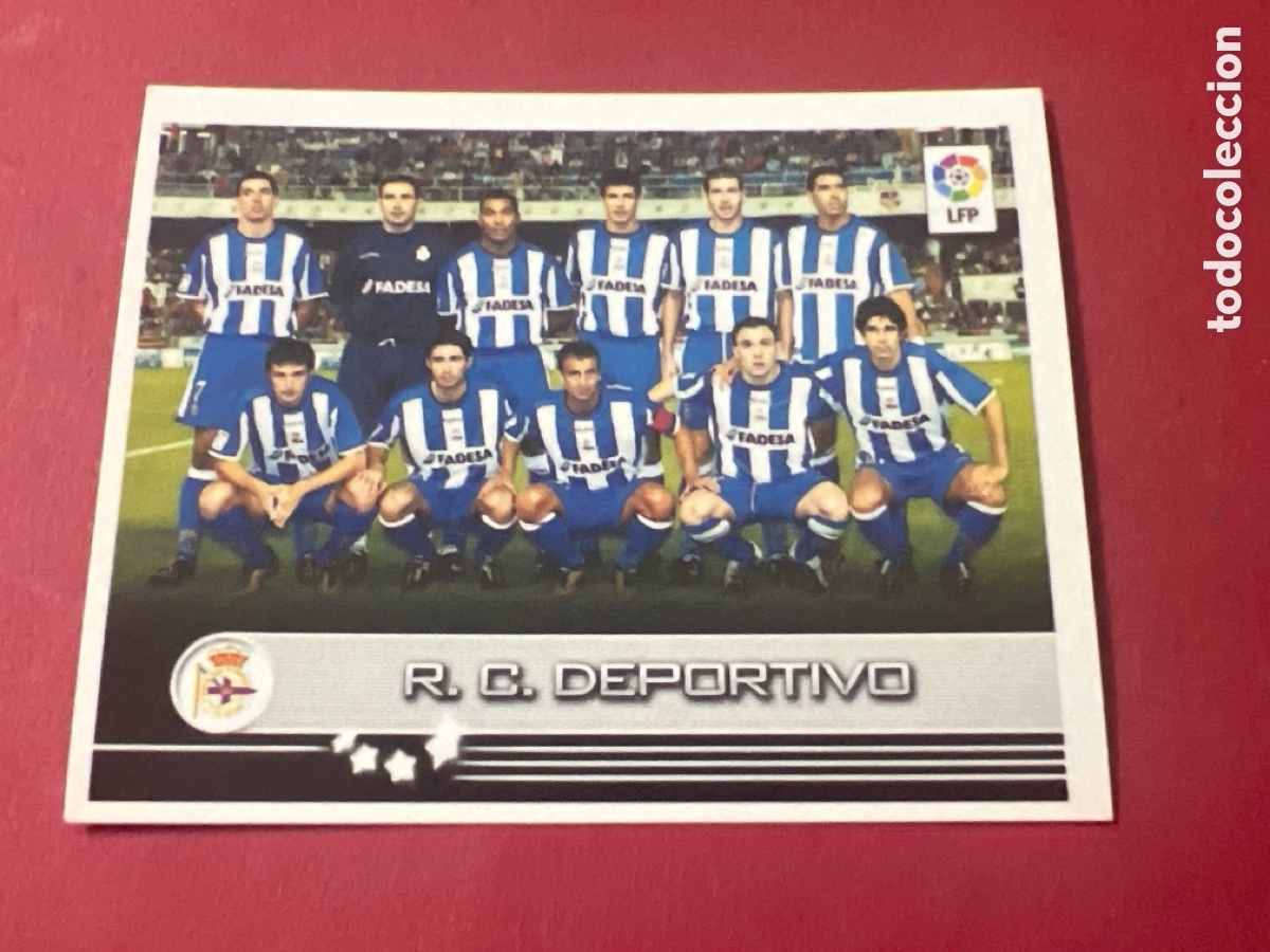 Cromos de f&uacute;tbol: N&ordm; 150 ALINEACION DEPORTIVO - SUPERLIGA DE LAS ESTRELLAS 2002 2003 PANINI 02 03 CROMO NUNCA PEGADO