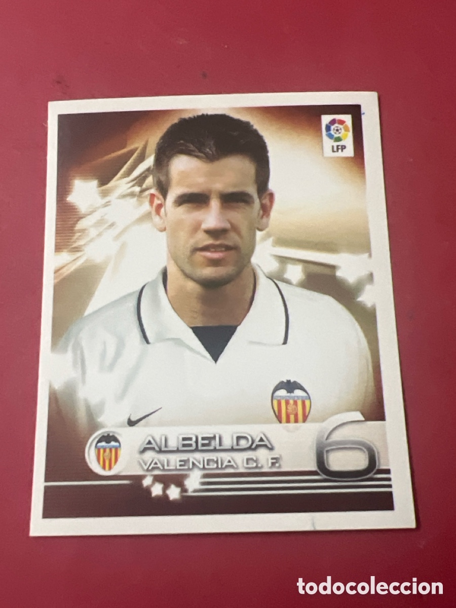Cromos de f&uacute;tbol: A1758. CROMO SUPERLIGA DE ESTRELLAS 2002 2003 02 03 PANINI N 345 ALBELDA VALENCIA SIN PEGAR