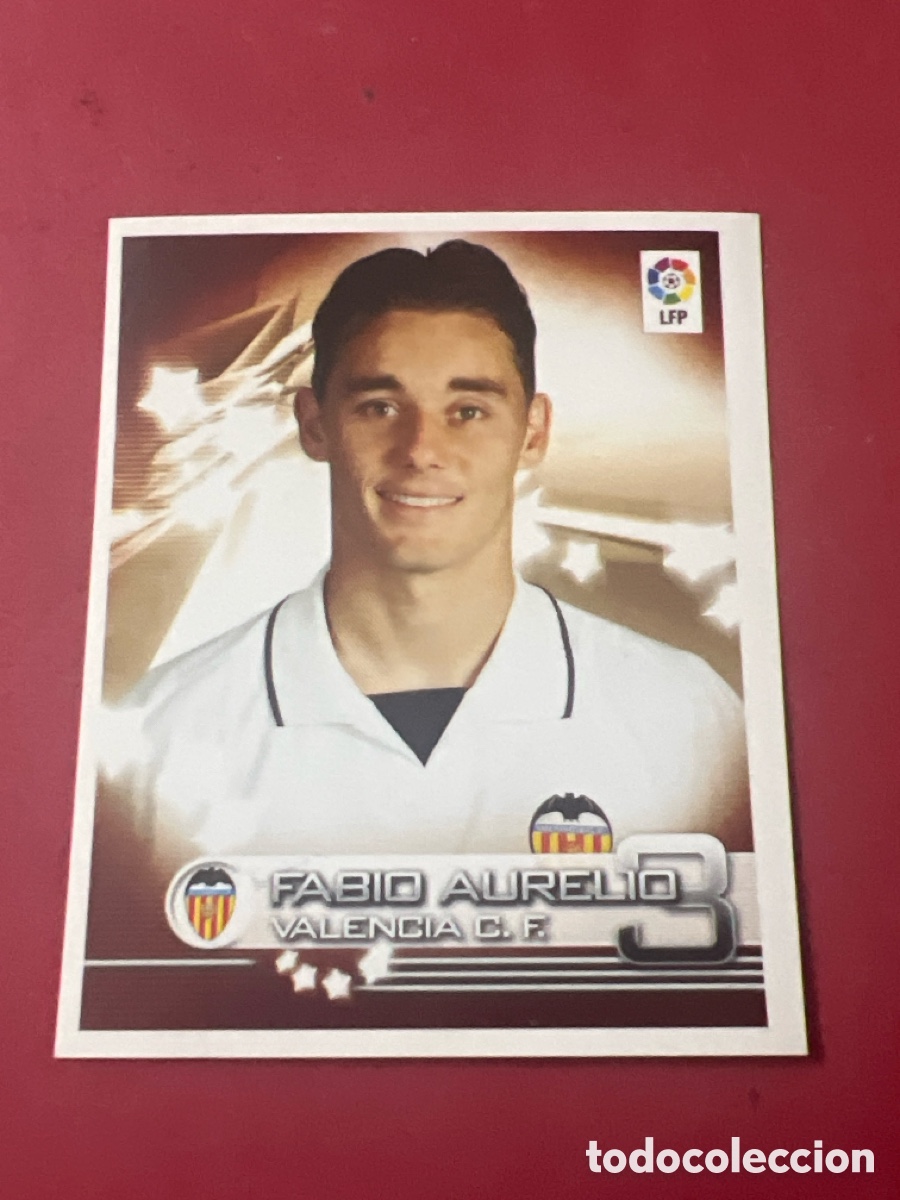Cromos de f&uacute;tbol: A1772. 344 FABIO AURELIO VALENCIA PANINI 2002 2003 FUTBOL SUPERLIGA 02 03 - SIN PEGAR