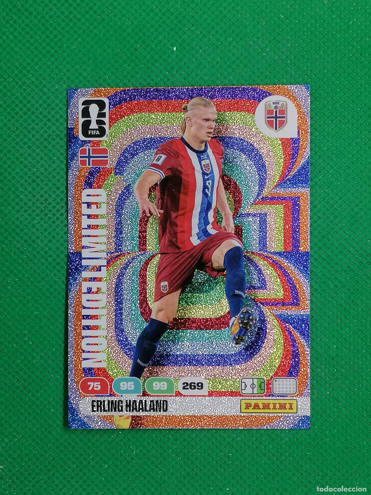 Cromos de f&uacute;tbol: ERLING HAALAND NORUEGA LIMITED EDITION ⚽ PANINI ADRENALYN FIFA WORLD CUP 26 2026 ⚽