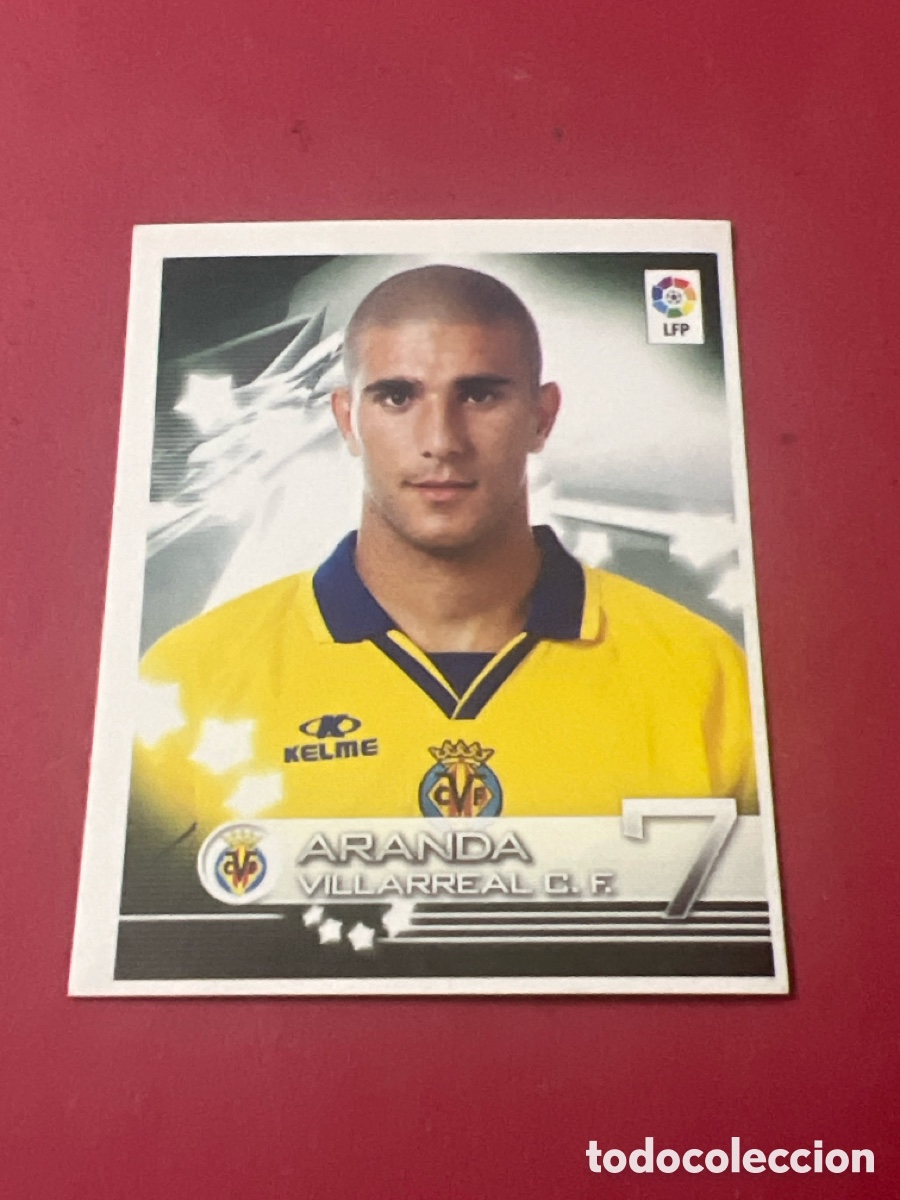 Cromos de f&uacute;tbol: A1802. ARANDA VILLARREAL SUPERLIGA ESTRELLAS PANINI 2002 2003 02 03 N&deg; 386 SIN PEGAR