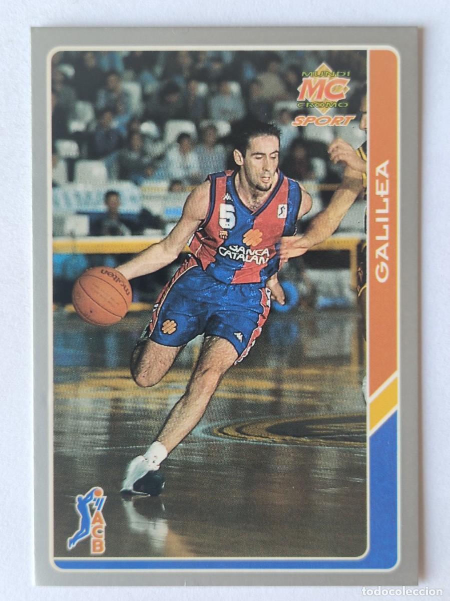 Cromos de Futebol: #16 GALILEA (F.C. BARCELONA) BALONCESTO FICHAS ACB 95 MUNDICROMO MC
