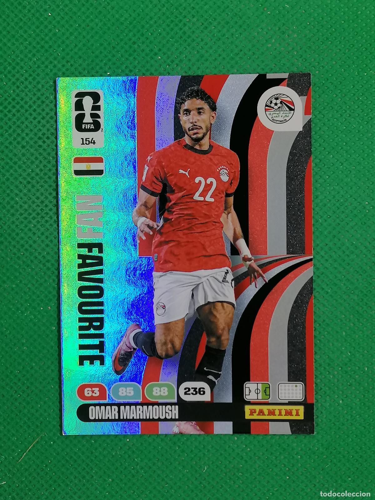 Cromos de Futebol: 154 OMAR MARMOUSH EGYPT FAN FAVOURITE ⚽ PANINI ADRENALYN FIFA WORLD CUP 26 2026 ⚽