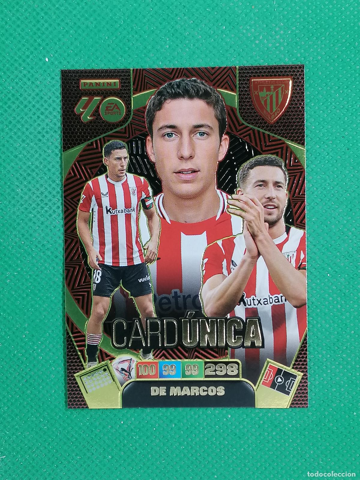 Cromos de f&uacute;tbol: DE MARCOS ATHLETIC DE BILBAO CARD UNICA ⚽ PANINI ADRENALYN 2025 2026 25 26 ⚽