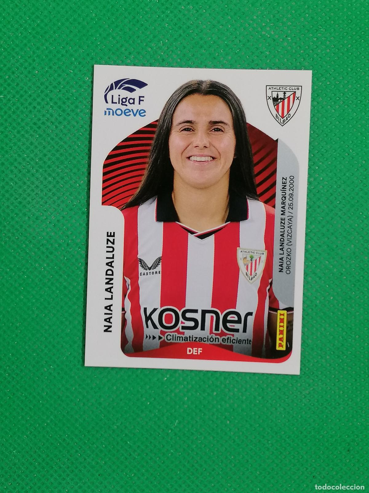 Cromos de f&uacute;tbol: 29 A 29A NAIA LANDALUZE ATHLETIC BILBAO ⚽ PANINI LIGA FEMENINA F MOEVE 25 26 2025 2026 ⚽