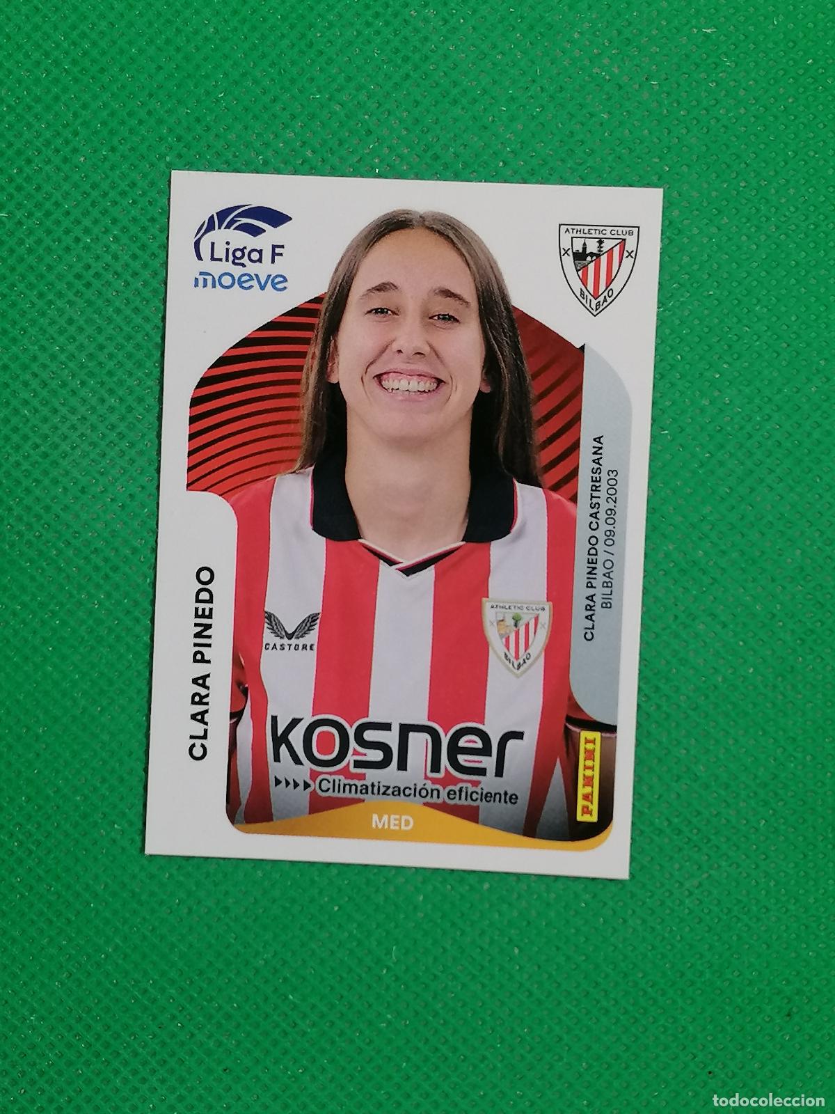Cromos de f&uacute;tbol: 35 CLARA PINEDO ATHLETIC BILBAO ⚽ PANINI LIGA FEMENINA F MOEVE 25 26 2025 2026 ⚽