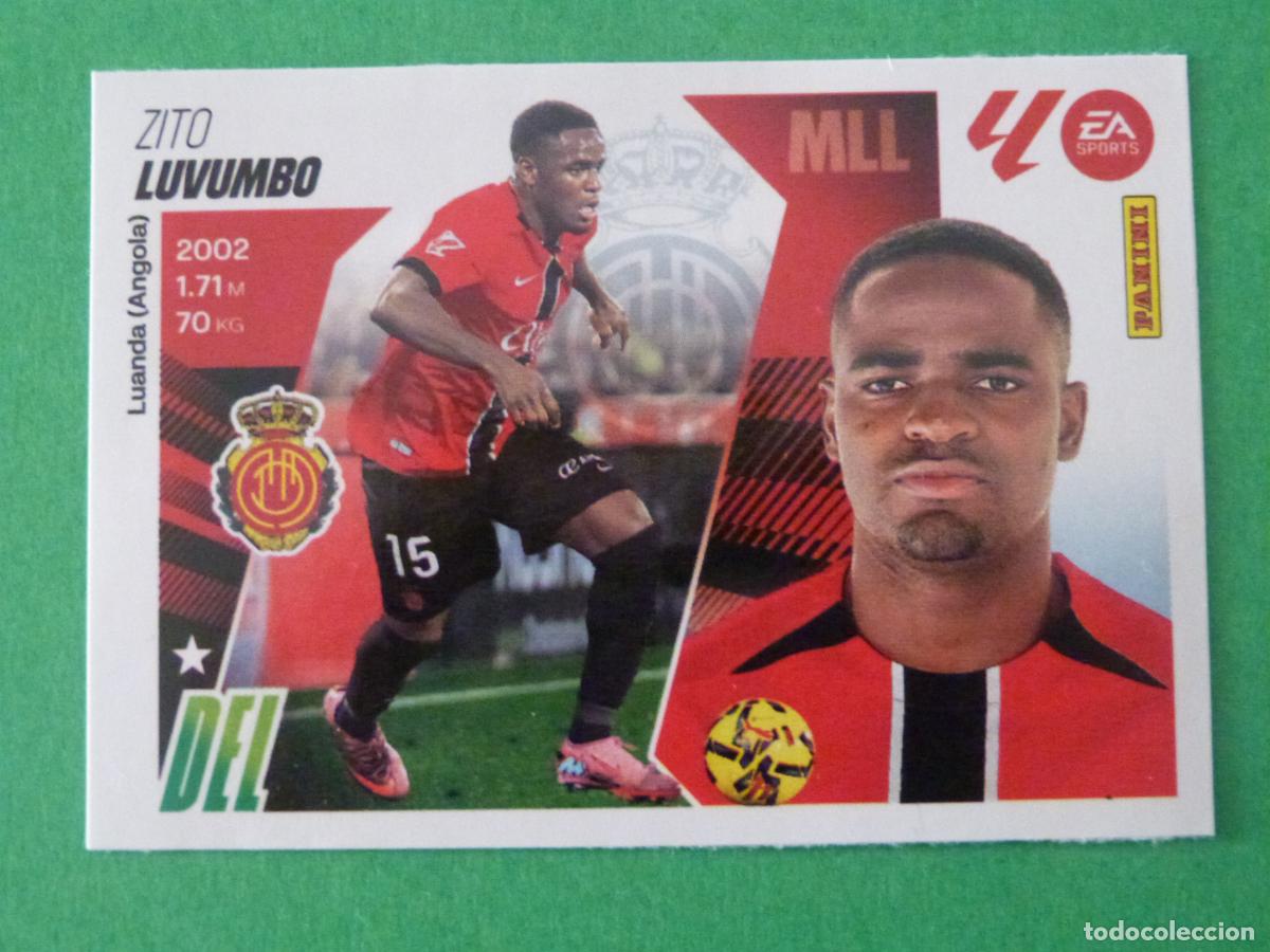 Cromos de f&uacute;tbol: CROMO FUTBOL ZITO LUVUMBO R.C.D. MALLORCA SIN PEGAR FICHAJE N&ordm; 23 INVIERNO LIGA ESTE 2025-2026/25-26
