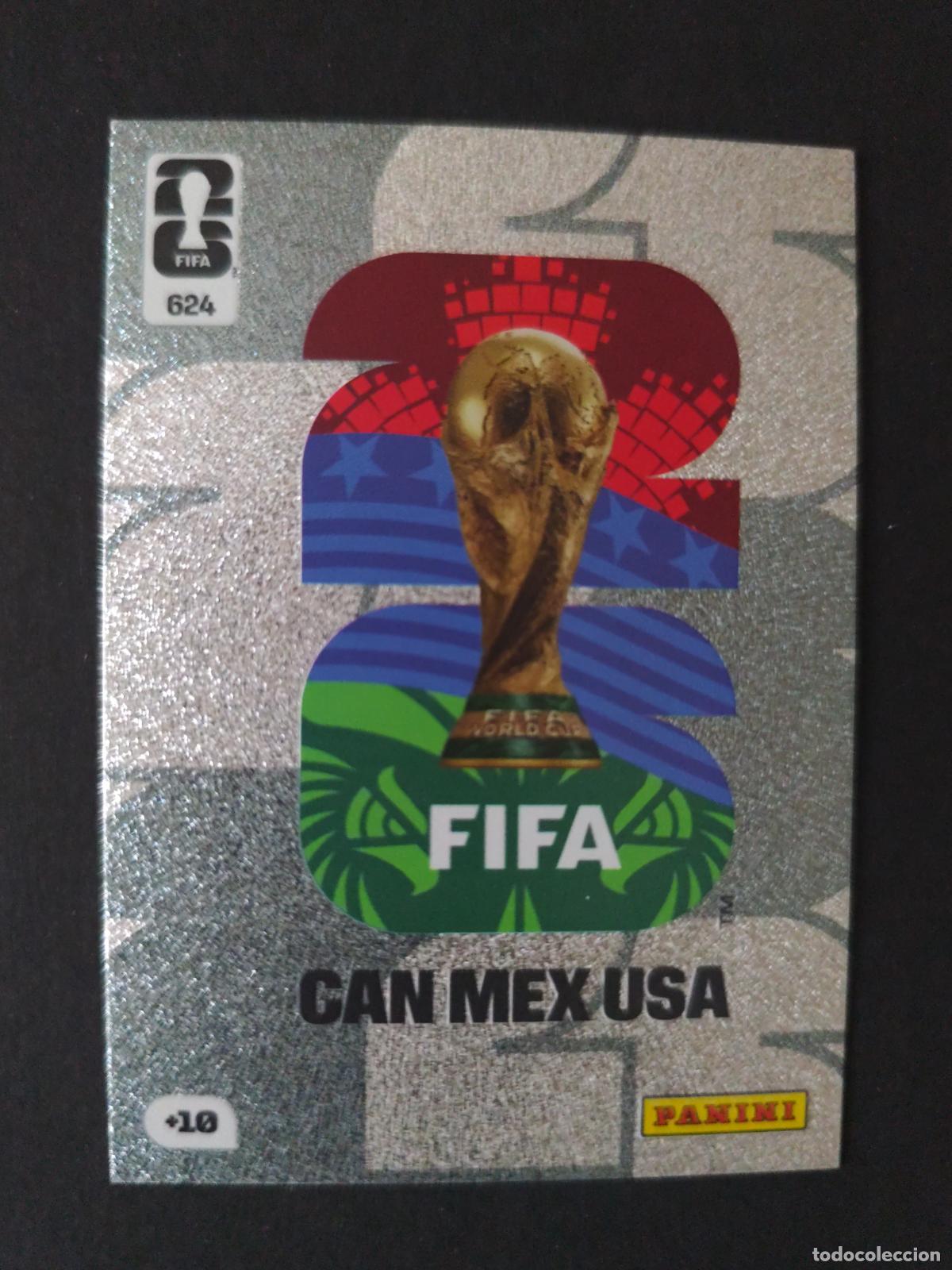 Cromos de f&uacute;tbol: 624 EMBLEMA OFICIAL OFFICIAL PARALELA PLATA SILVER ADRENALYN MUNDIAL FIFA WORLD CUP 2026 PANINI
