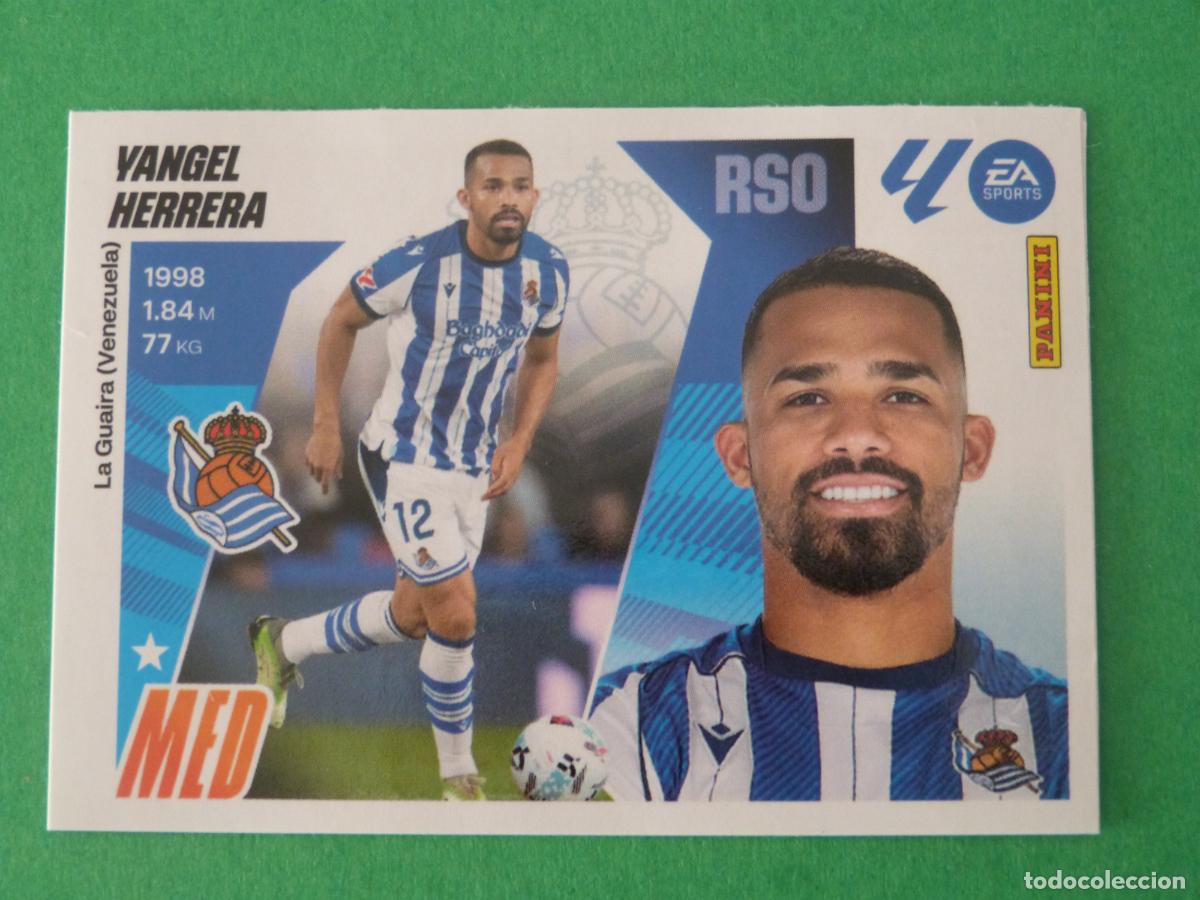 Cromos de f&uacute;tbol: CROMO FUTBOL YANGEL HERRERA REAL SOCIEDAD SIN PEGAR FICHAJE N&ordm; 31 INVIERNO LIGA ESTE 2025-2026/25-26