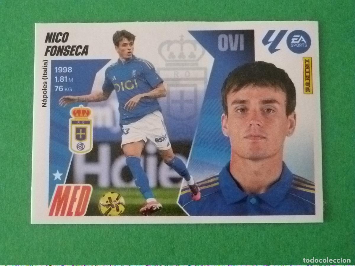 Cromos de Futebol: CROMO FUTBOL NICO FONSECA REAL OVIEDO SIN PEGAR FICHAJE N&ordm; 26 INVIERNO LIGA ESTE 2025-2026/25-26