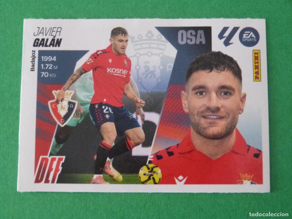 Cromos de f&uacute;tbol: CROMO FUTBOL JAVIER GALAN AT. OSASUNA SIN PEGAR FICHAJE N&ordm; 24 INVIERNO LIGA ESTE 2025-2026/25-26