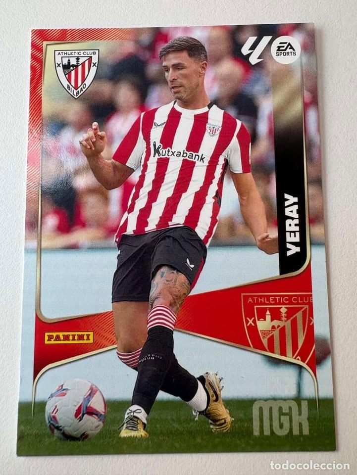 Cromos de f&uacute;tbol: Carta Yeray Atlhetic Club de Bilbao 43 Megacracks 2025-26