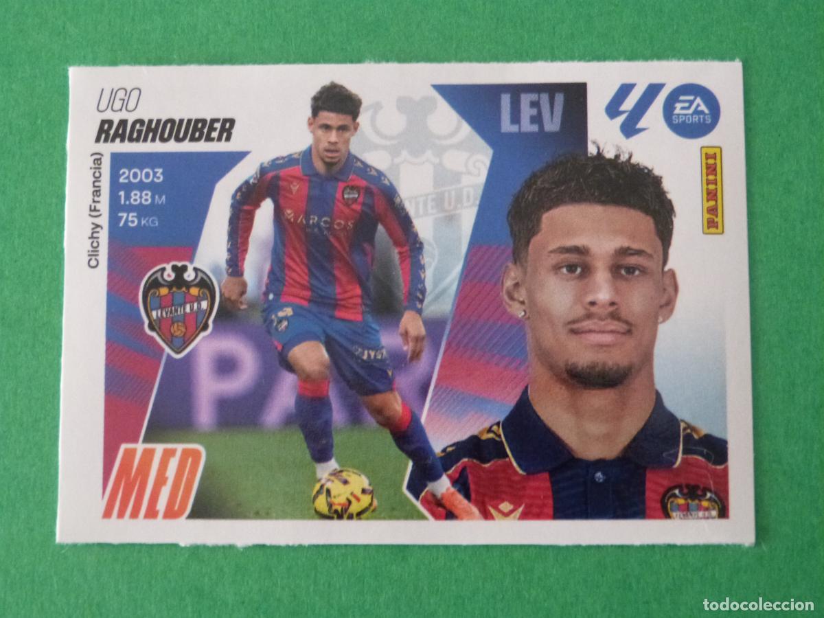 Cromos de f&uacute;tbol: CROMO FUTBOL RAGHOUBER LEVANTE U.D. SIN PEGAR FICHAJE N&ordm; 22 INVIERNO LIGA ESTE 2025-2026/25-26