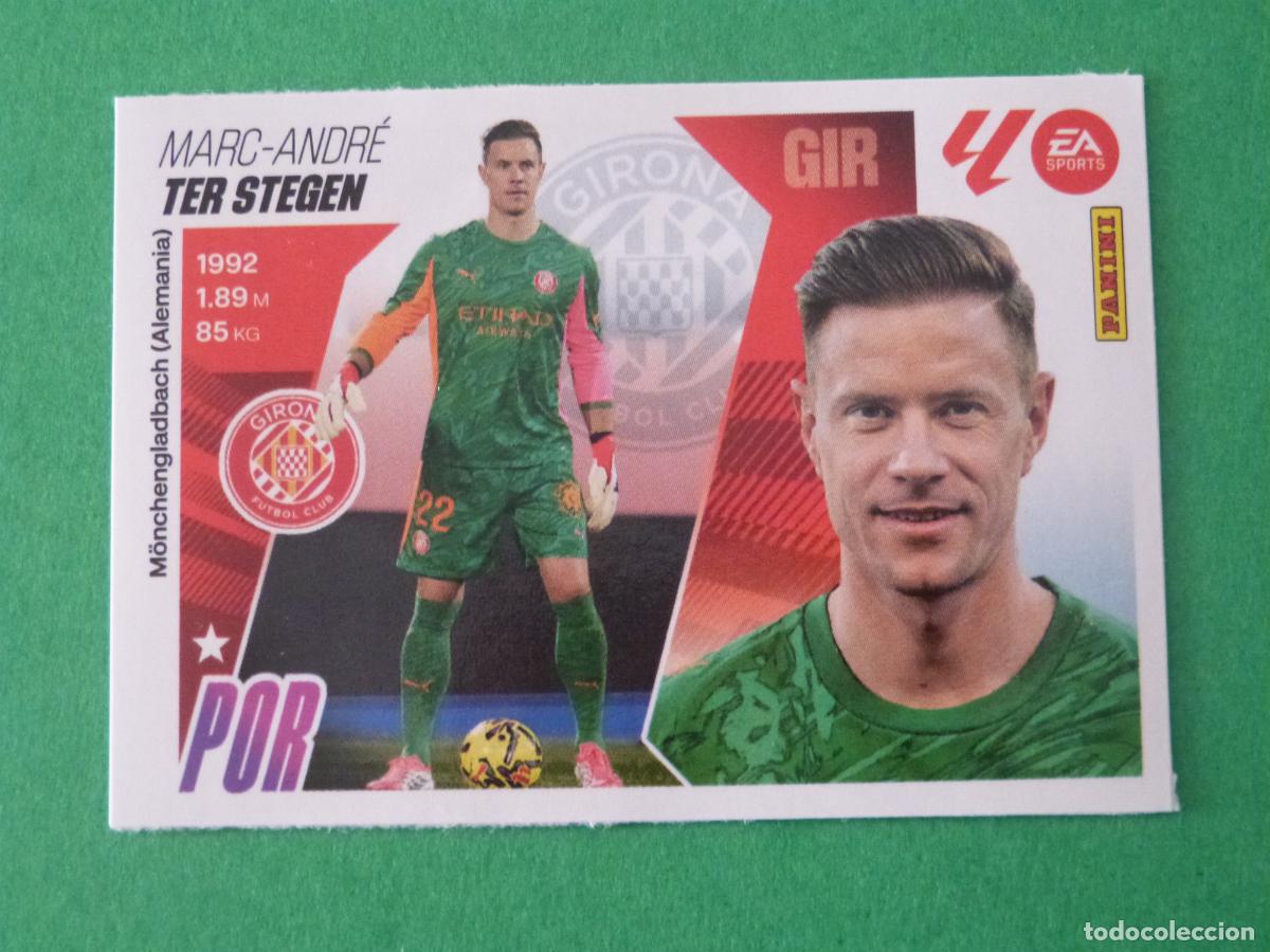 Cromos de f&uacute;tbol: CROMO FUTBOL TER STEGEN GIRONA F.C. SIN PEGAR FICHAJE N&ordm; 19 INVIERNO LIGA ESTE 2025-2026/25-26