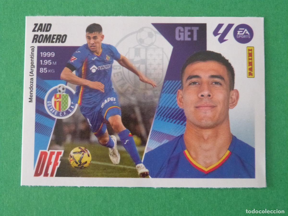 Cromos de f&uacute;tbol: CROMO FUTBOL ZAID ROMERO GETAFE C.F. SIN PEGAR FICHAJE N&ordm; 16 INVIERNO LIGA ESTE 2025-2026/25-26