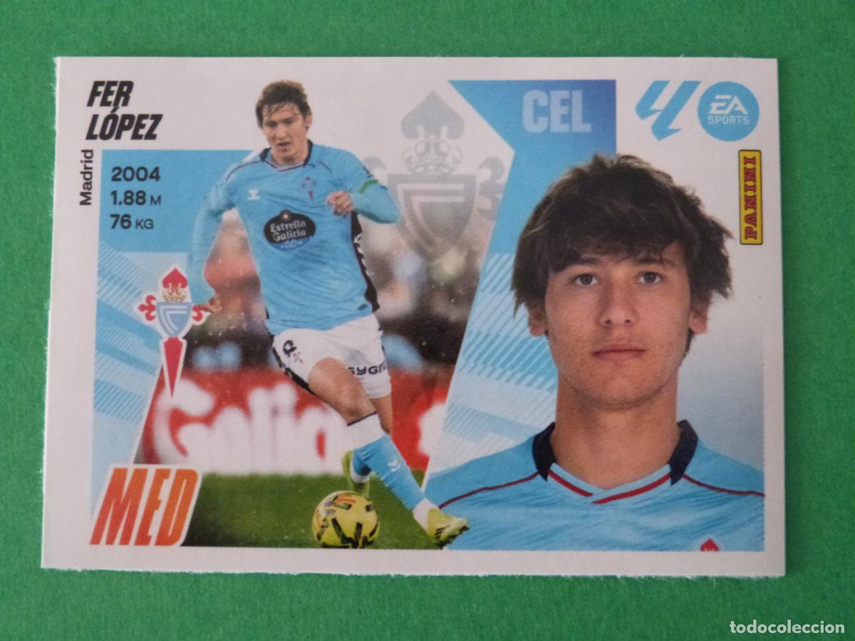Cromos de f&uacute;tbol: CROMO FUTBOL FER LOPEZ CELTA DE VIGO SIN PEGAR FICHAJE N&ordm; 12 INVIERNO LIGA ESTE 2025-2026/25-26