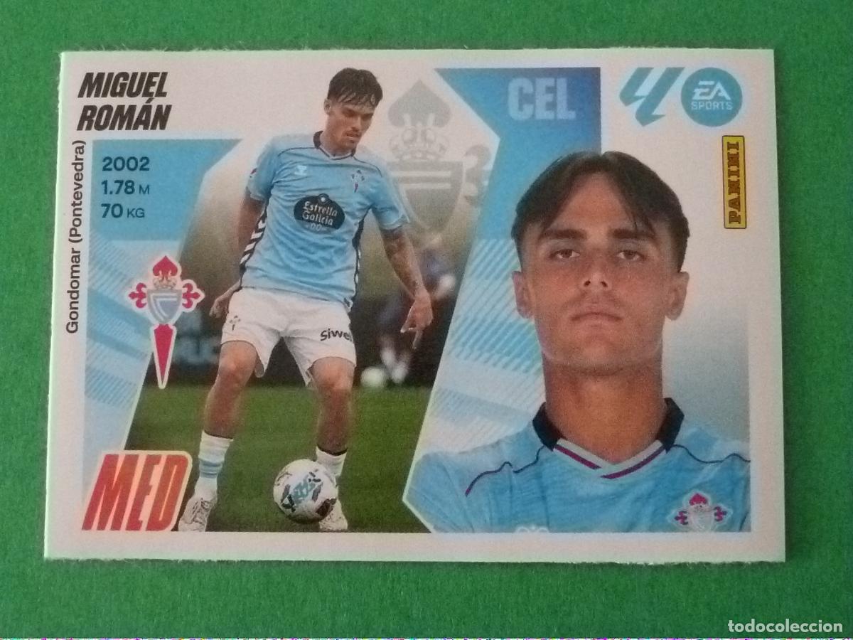Cromos de f&uacute;tbol: CROMO FUTBOL MIGUEL ROMAN CELTA DE VIGO SIN PEGAR FICHAJE N&ordm; 11 INVIERNO LIGA ESTE 2025-2026/25-26