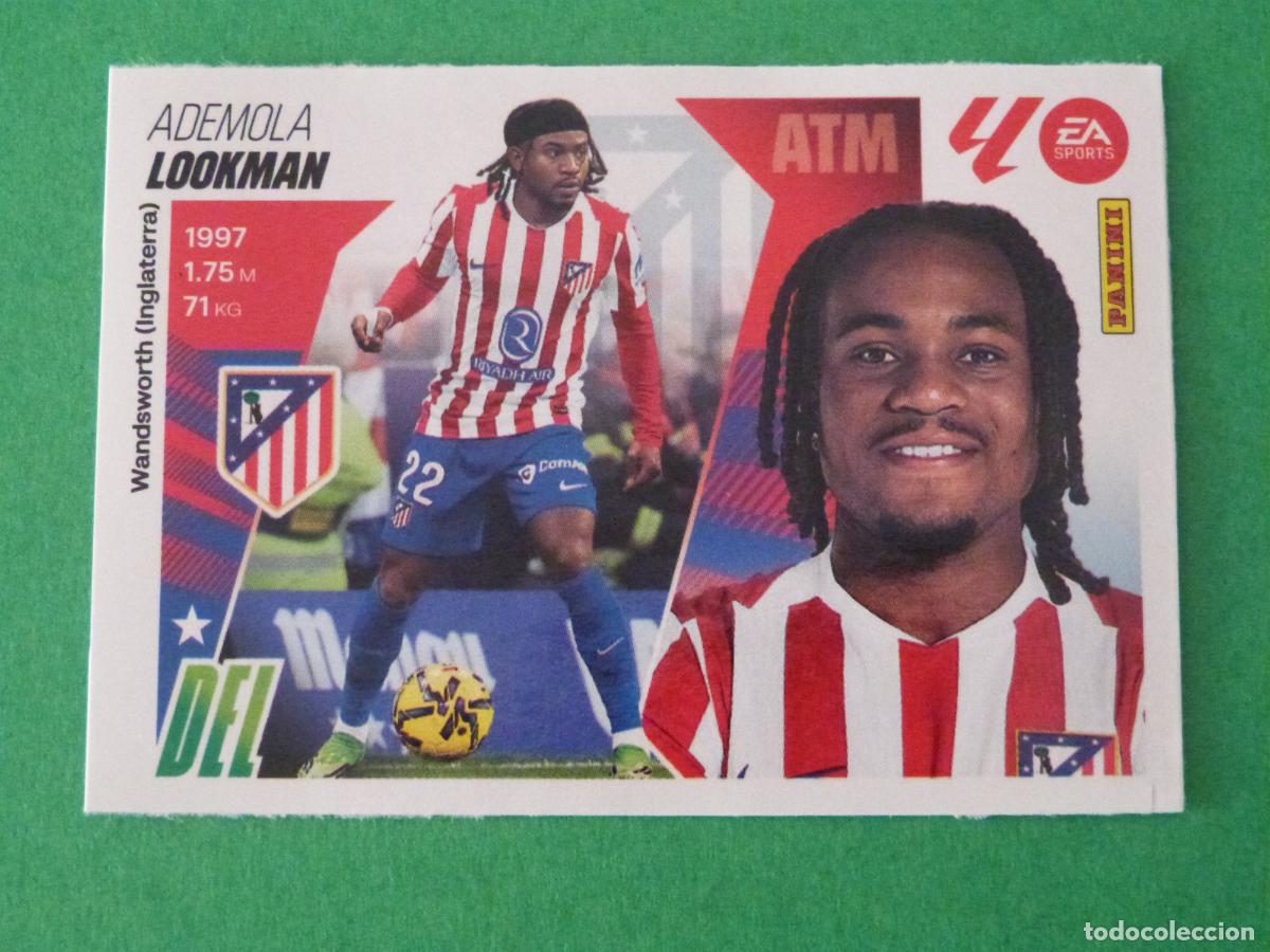 Cromos de f&uacute;tbol: CROMO FUTBOL LOOKMAN ATLETICO DE MADRID SIN PEGAR FICHAJE N&ordm; 6 INVIERNO LIGA ESTE 2025-2026/25-26