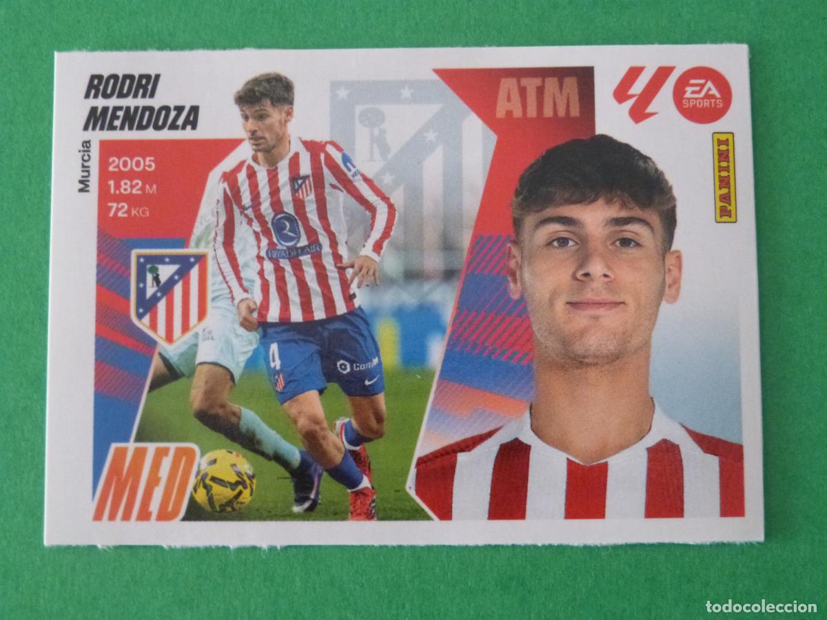 Cromos de f&uacute;tbol: CROMO FUTBOL RODRI MENDOZA ATLETICO DE MADRID SIN PEGAR FICHAJE 5 INVIERNO LIGA ESTE 2025-2026/25-26