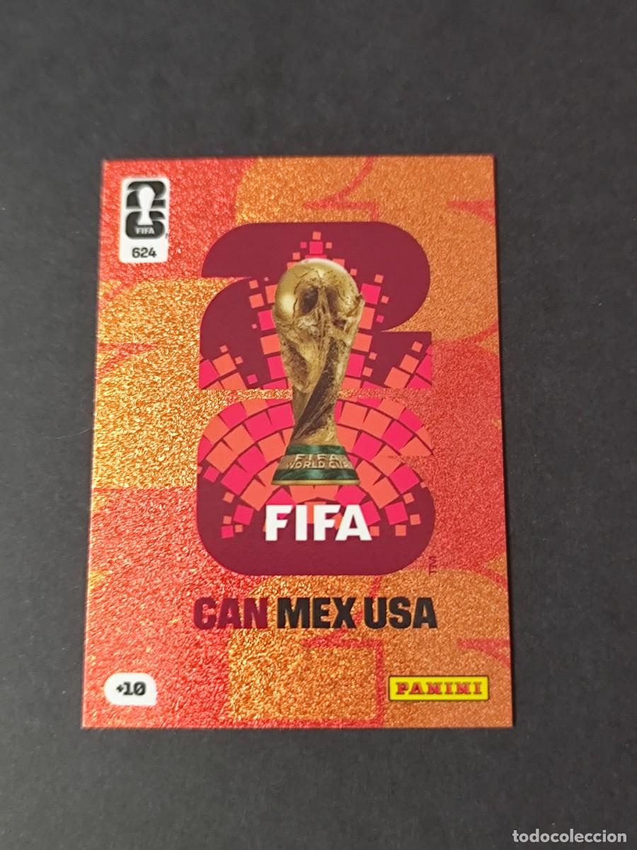 Cromos de f&uacute;tbol: 624 EMBLEMA OFICIAL OFFICIAL PARALELA RED ROJO ADRENALYN MUNDIAL FIFA WORLD CUP 2026 PANINI