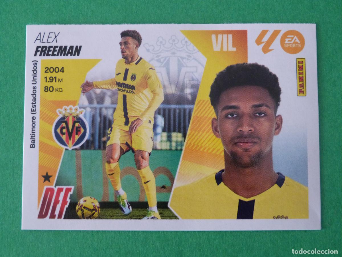 Football Stickers: CROMO FUTBOL FREEMAN VILLARREAL C.F. SIN PEGAR FICHAJE N&ordm; 37 INVIERNO LIGA ESTE 2025-2026/25-26