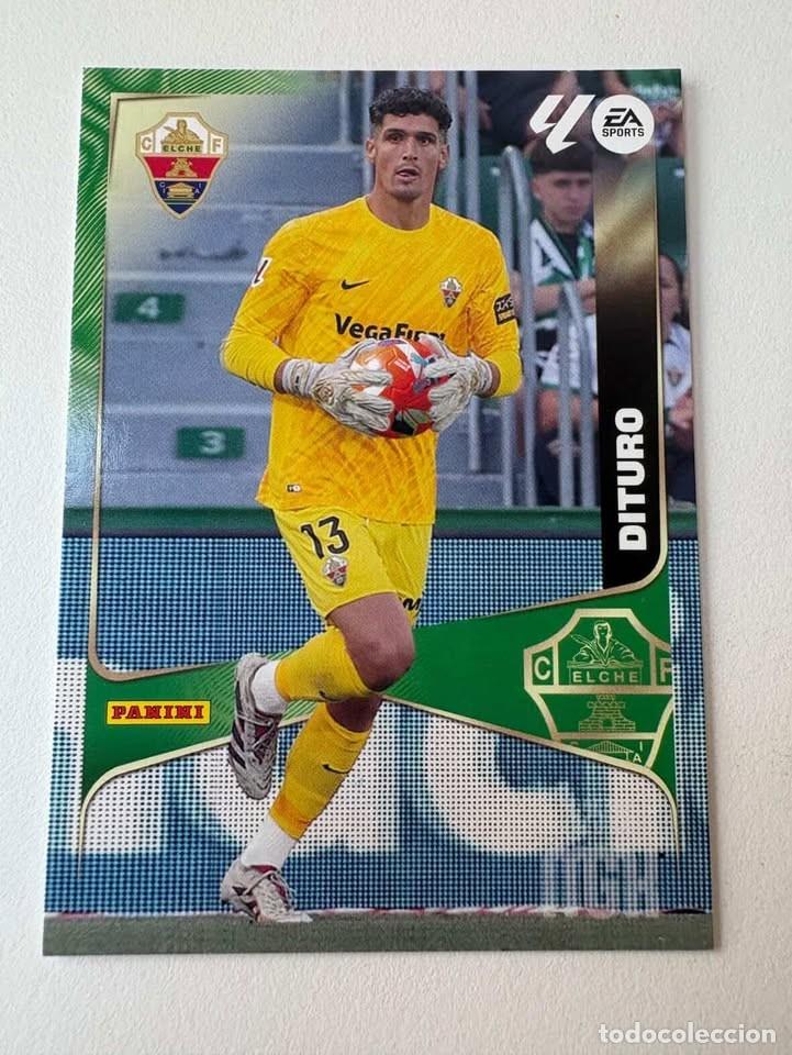 Cromos de f&uacute;tbol: Carta Dituro Elche 128 Megacracks 2025-26