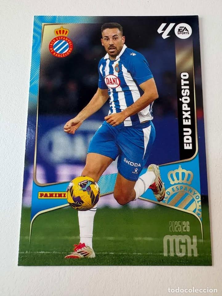 Cromos de f&uacute;tbol: Carta Edu Exp&oacute;sito Espanyol 157 Megacracks 2025-26
