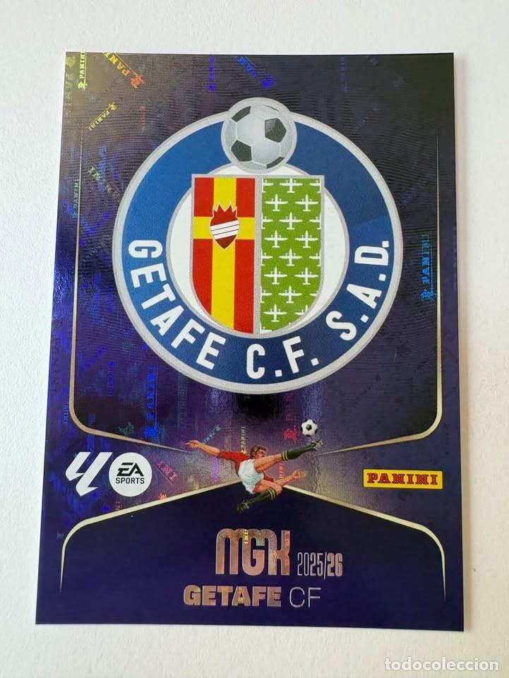 Cromos de f&uacute;tbol: Carta Escudo Getafe 163 Megacracks 2025-26
