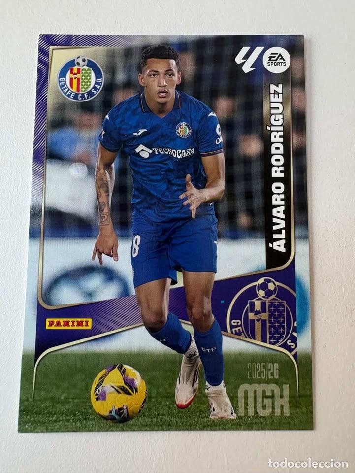 Cromos de f&uacute;tbol: Carta &Aacute;lvaro Rodr&iacute;guez Getafe 179 Megacracks 2025-26