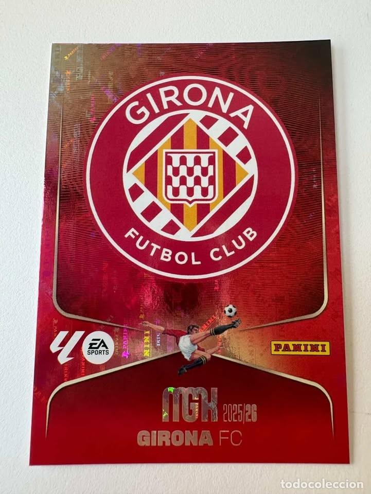 Cromos de f&uacute;tbol: Carta Escudo Girona 181 Megacracks 2025-26