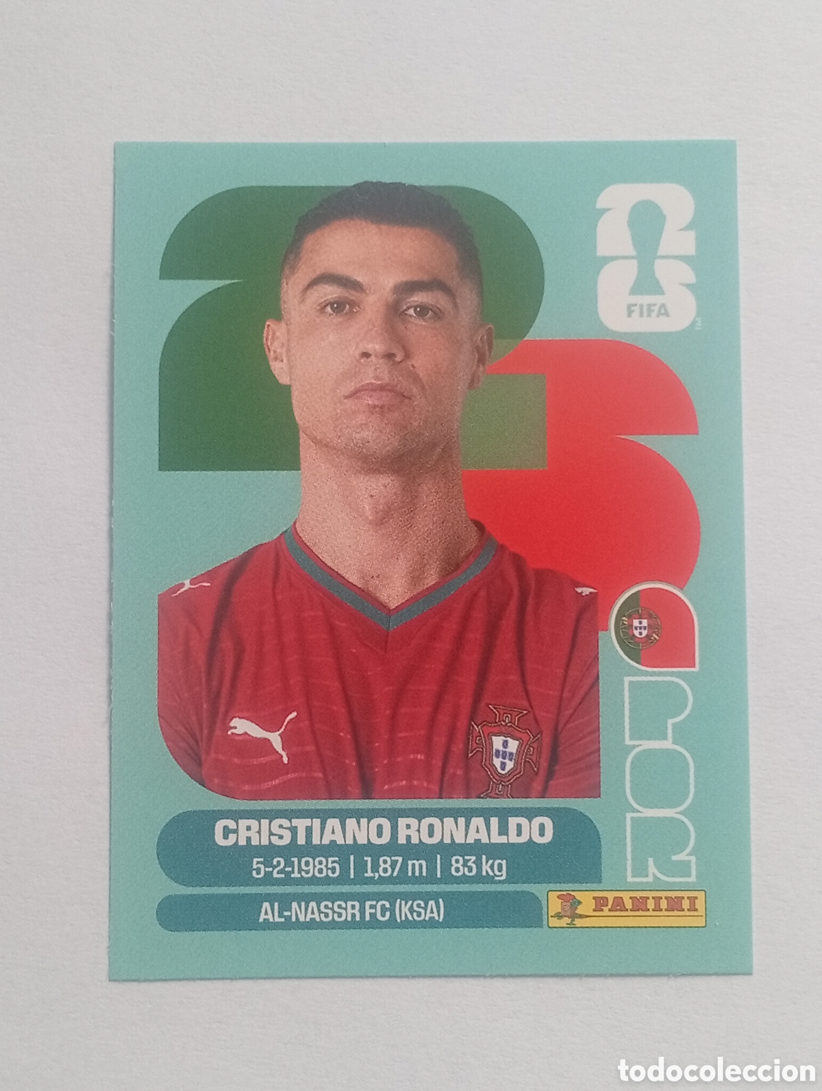 Cromos de f&uacute;tbol: POR15 CRISTIANO RONALDO PORTUGAL SELECCI&Oacute;N PANINI CROMOS STICKERS FIFA 2026 MUNDIAL WORLD CUP POR 15