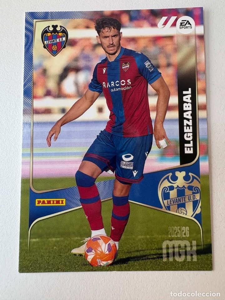 Cromos de f&uacute;tbol: Carta Elgezabal Levante 205 Megacracks 2025-26