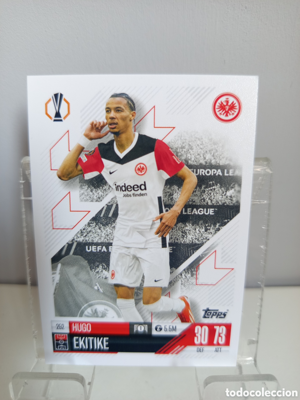 Cartes &agrave; collectionner de Football: ❇️ CROMO ⚽ EKITIKE EINTRACHT FRANKFURT 252 2024 2025 24 25 MATCH ATTAX CHAMPIONS LEAGUE TOPPS ❇️