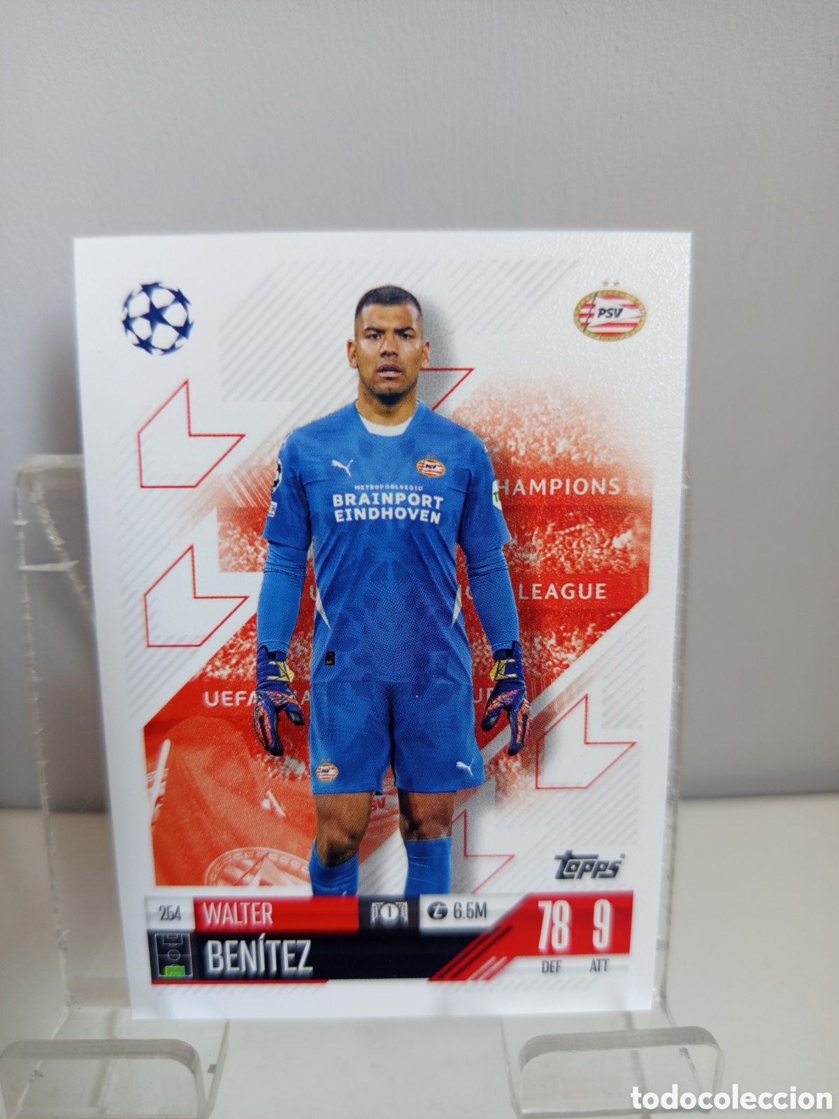 Fu&szlig;ball-Sticker: ❇️ CROMO ⚽ BEN&Iacute;TEZ PSV EINDHOVEN 254 2024 2025 24 25 MATCH ATTAX CHAMPIONS LEAGUE TOPPS ❇️