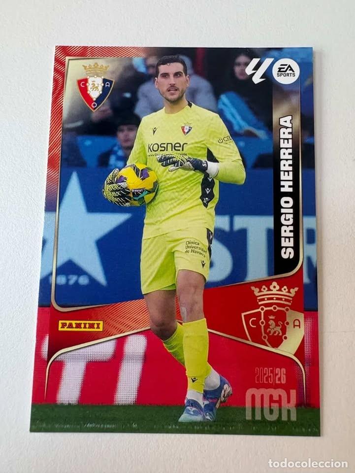 Cromos de f&uacute;tbol: Carta Sergio Herrera Osasuna 254 Megacracks 2025-26