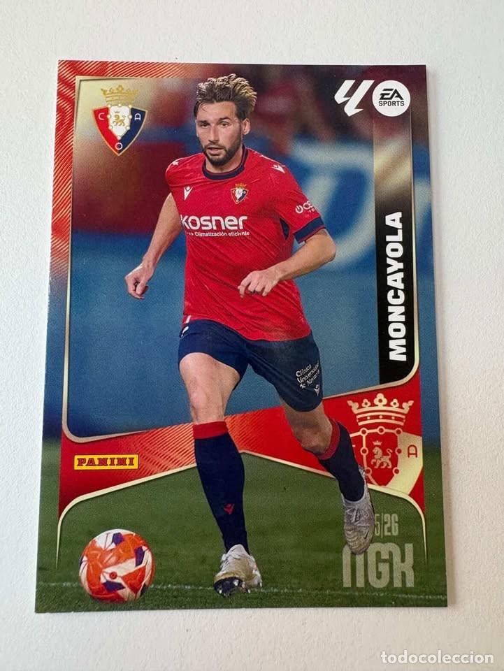 Cromos de f&uacute;tbol: Carta Moncayola Osasuna 262 Megacracks 2025-26