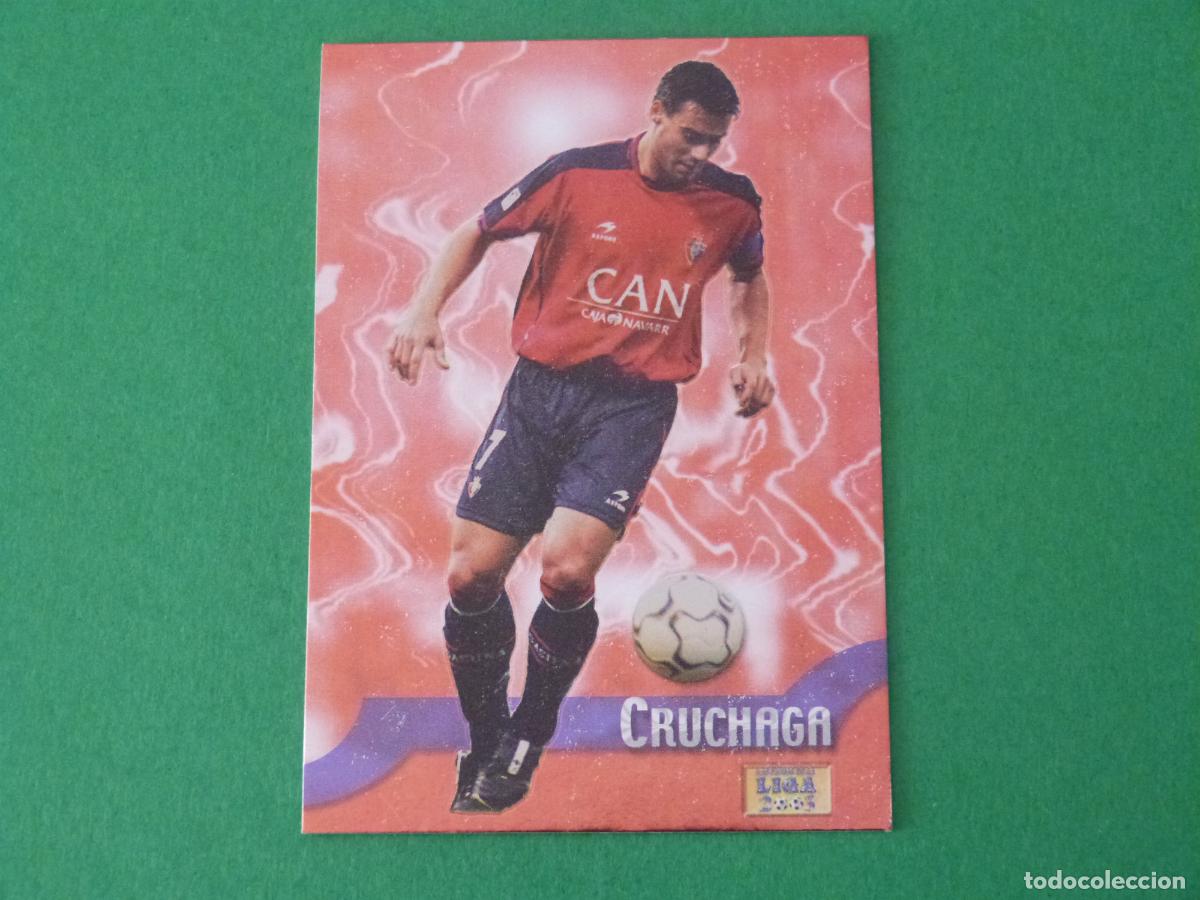 Cromos de f&uacute;tbol: TRADING CARD FUTBOL CRUCHAGA AT. OSASUNA N&ordm; 459 FICHAS LIGA MUNDICROMO 2002-2003/02-03
