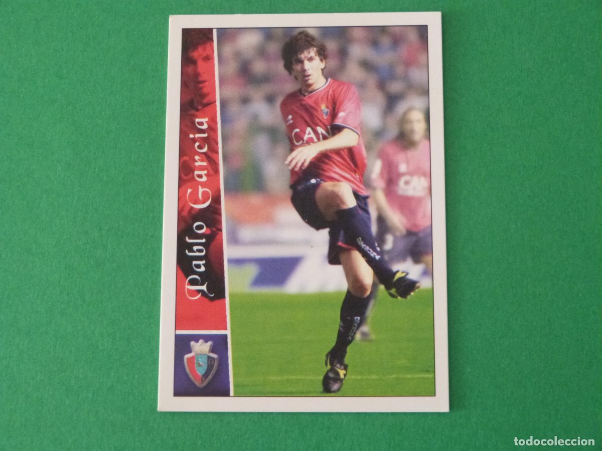 Cromos de f&uacute;tbol: TRADING CARD FUTBOL PABLO GARCIA AT. OSASUNA N&ordm; 453 FICHAS LIGA MUNDICROMO 2002-2003/02-03
