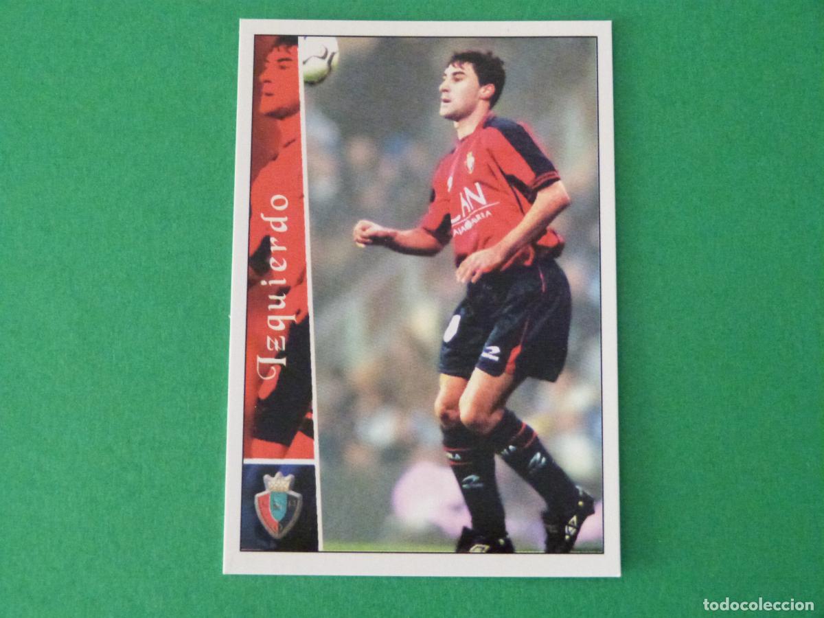 Cromos de f&uacute;tbol: TRADING CARD FUTBOL IZQUIERDO AT. OSASUNA N&ordm; 452 FICHAS LIGA MUNDICROMO 2002-2003/02-03
