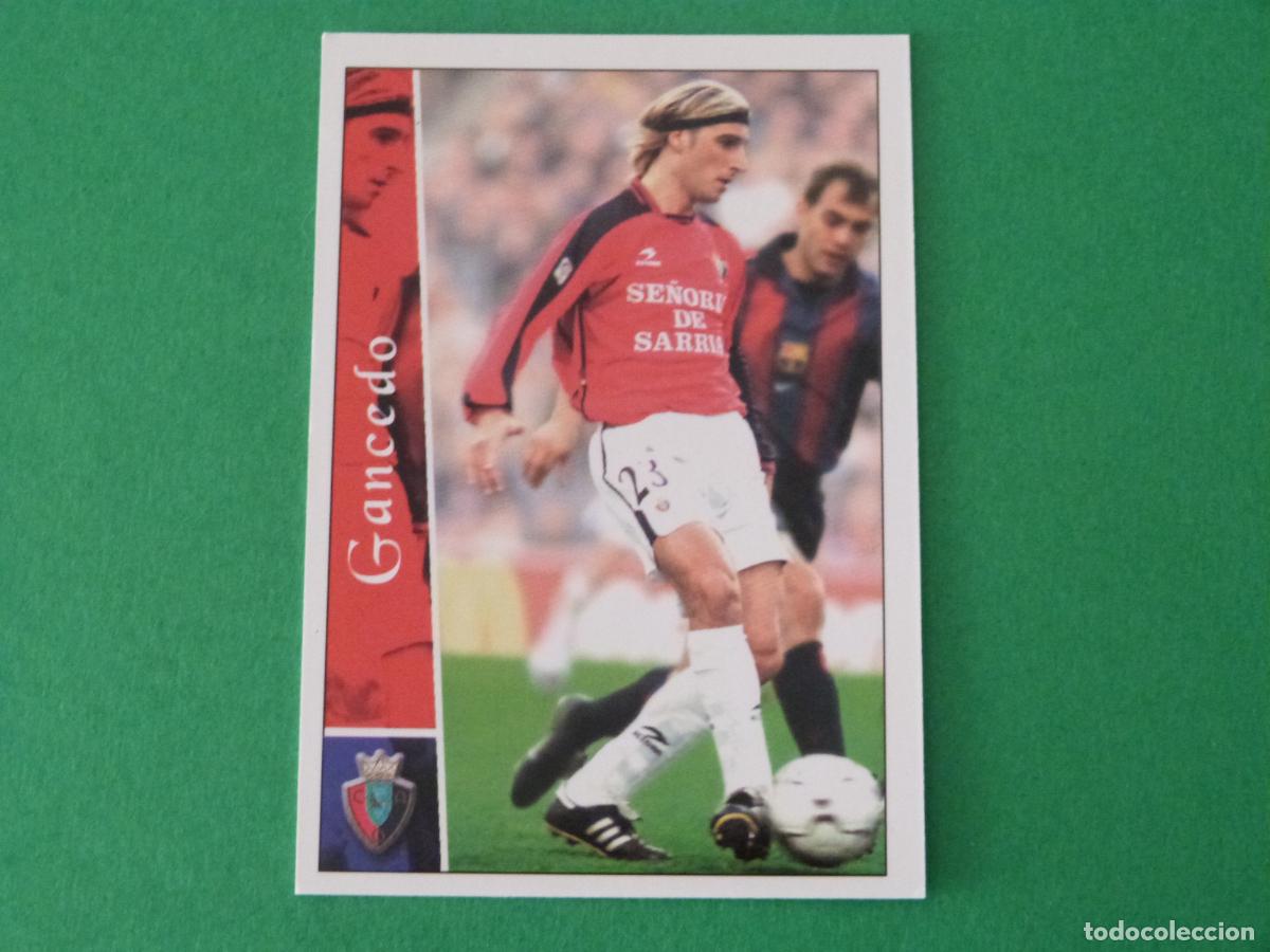 Cromos de f&uacute;tbol: TRADING CARD FUTBOL GANCEDO AT. OSASUNA N&ordm; 451 FICHAS LIGA MUNDICROMO 2002-2003/02-03