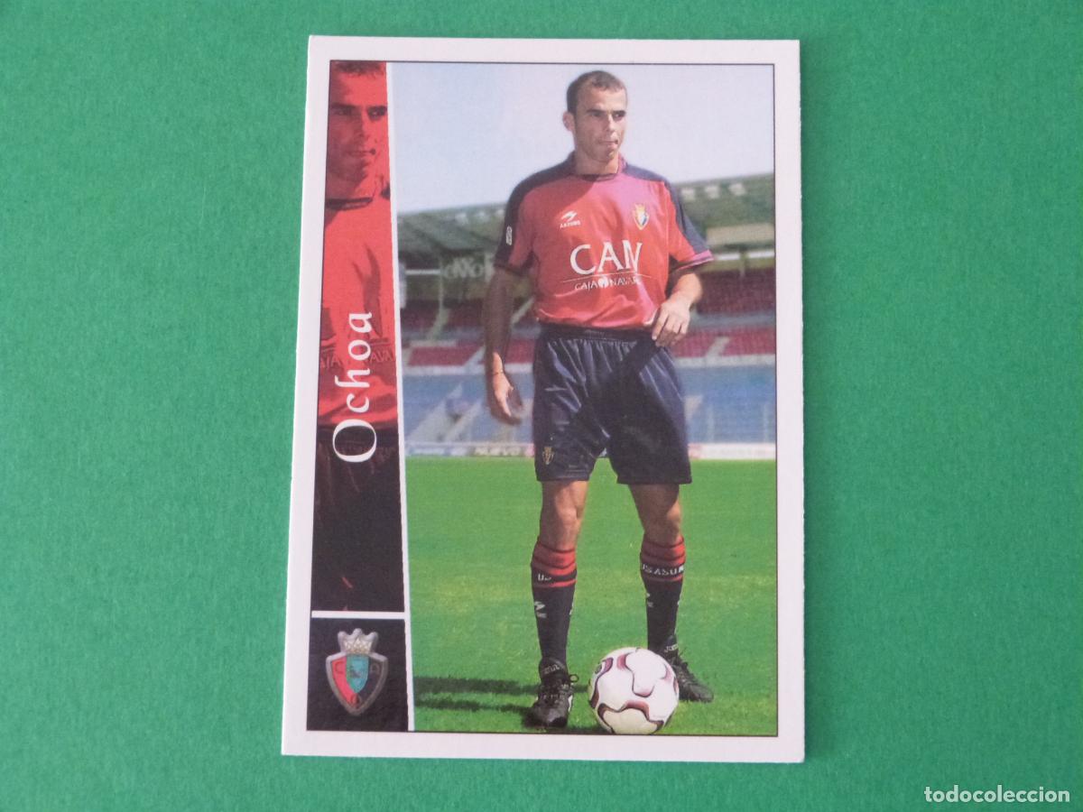 Cromos de f&uacute;tbol: TRADING CARD FUTBOL OCHOA AT. OSASUNA N&ordm; 450 FICHAS LIGA MUNDICROMO 2002-2003/02-03