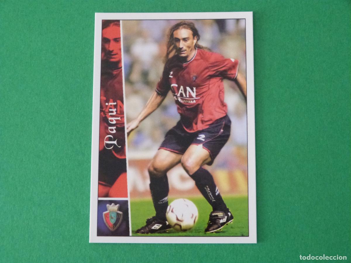 Cromos de f&uacute;tbol: TRADING CARD FUTBOL PAQUI AT. OSASUNA N&ordm; 449 FICHAS LIGA MUNDICROMO 2002-2003/02-03