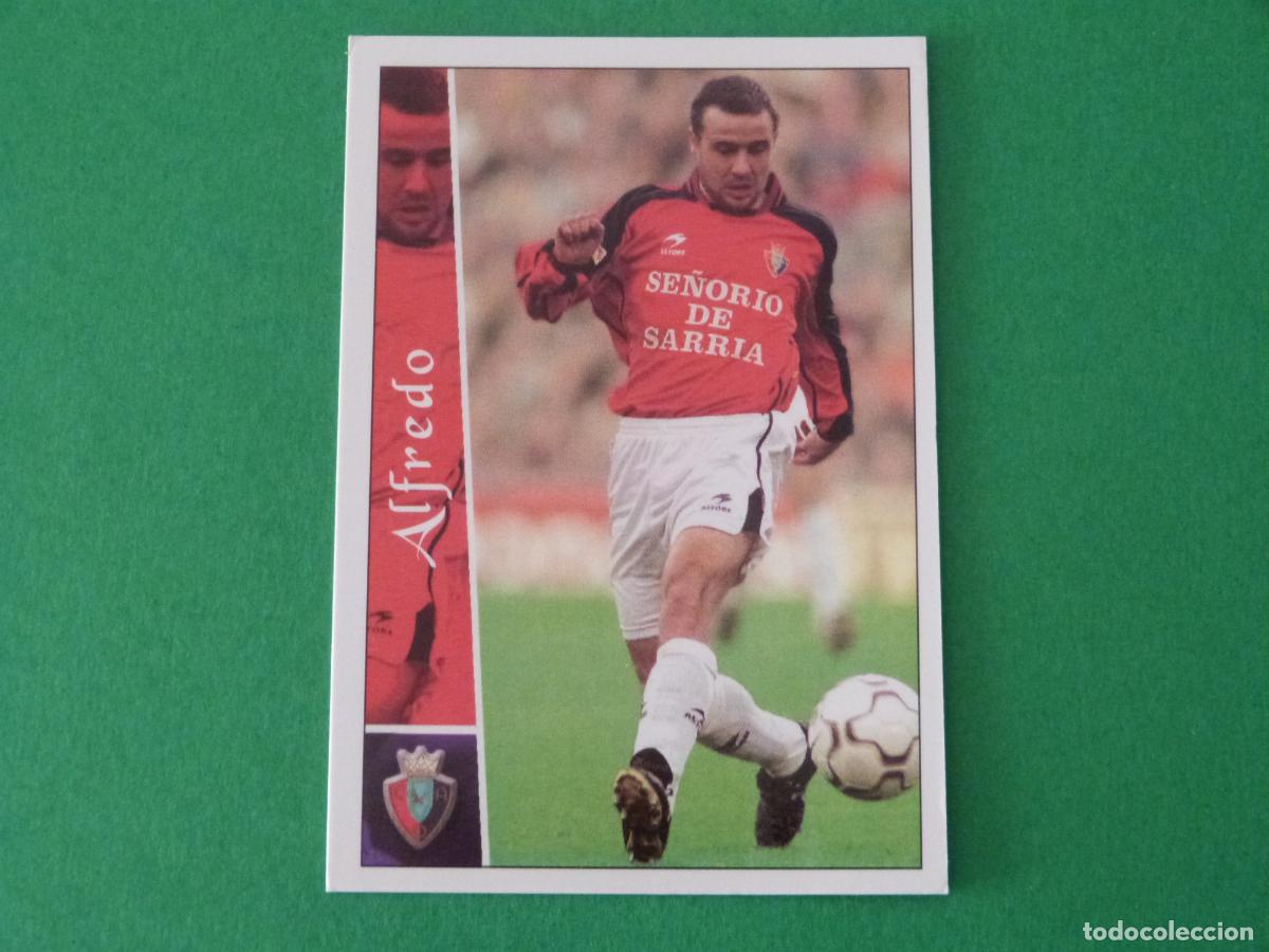 Cromos de f&uacute;tbol: TRADING CARD FUTBOL ALFREDO AT. OSASUNA N&ordm; 445 FICHAS LIGA MUNDICROMO 2002-2003/02-03