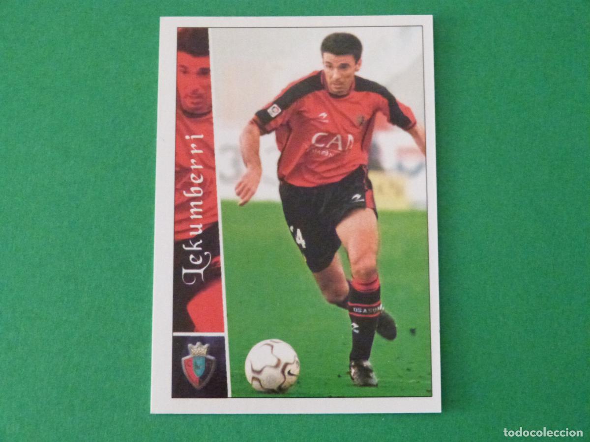 Cromos de f&uacute;tbol: TRADING CARD FUTBOL LEKUMBERRI AT. OSASUNA N&ordm; 443 FICHAS LIGA MUNDICROMO 2002-2003/02-03