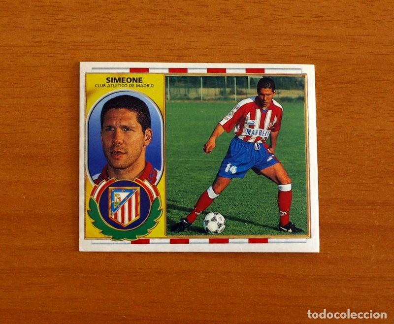 Cromos de f&uacute;tbol: Atletico Madrid - Simeone - Ediciones Este Liga 1996-1997, 96-97 - Nunca Pegado