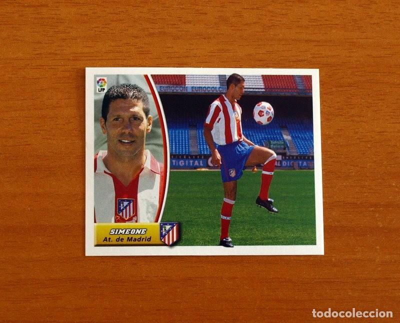 Cromos de f&uacute;tbol: Atl&eacute;tico Madrid - Simeone - Ediciones Este Liga 2003-2004, 03-04 - Nunca Pegado